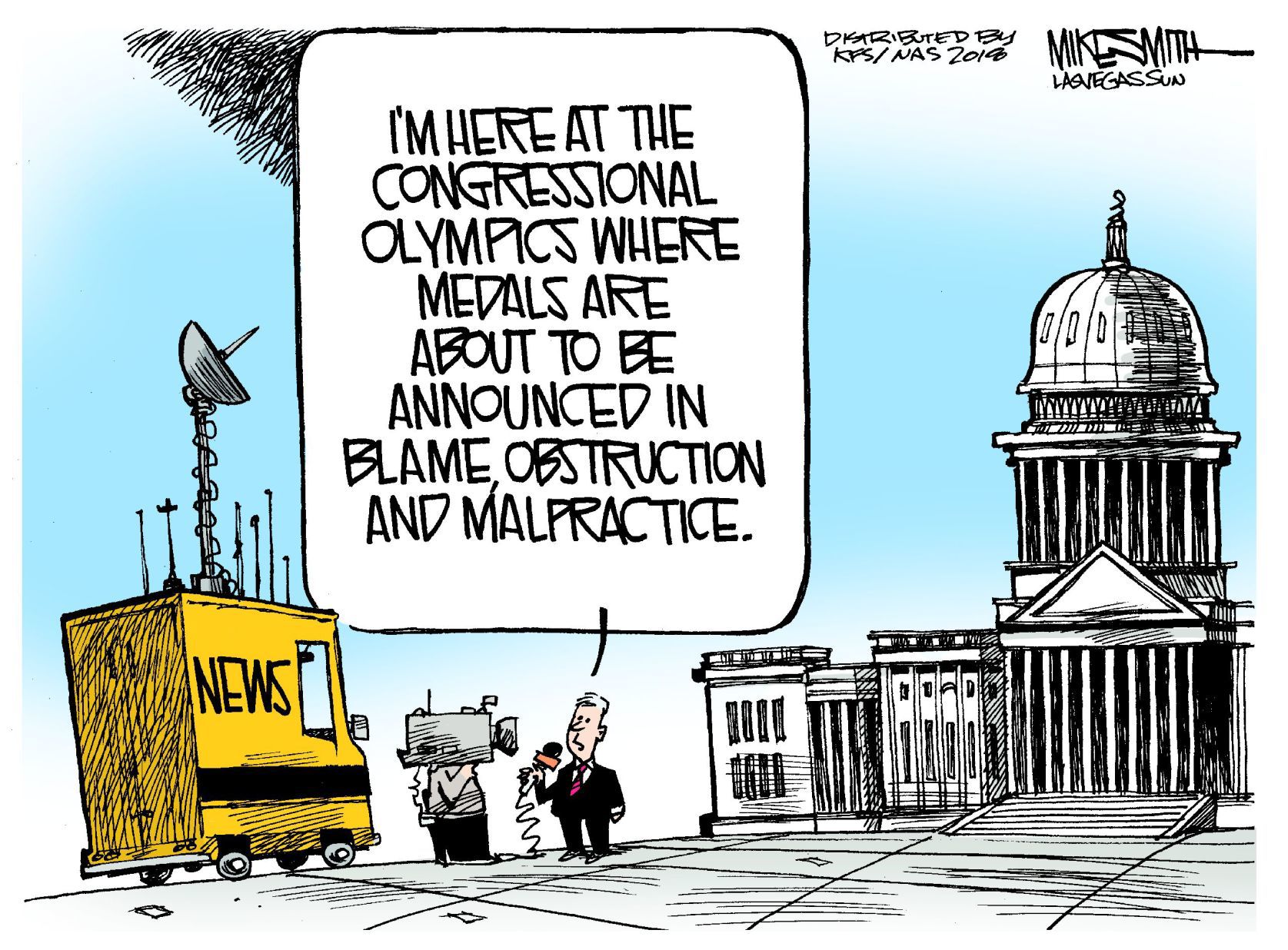 Congressional medals in blame, obstruction